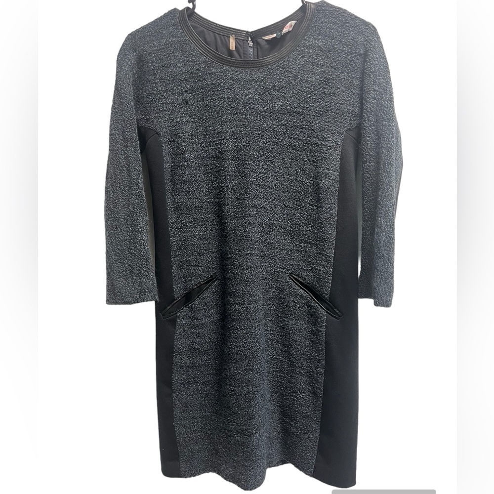 REBECCA TAYLOR Women’s Navy Tweed Shift Dress - size 4